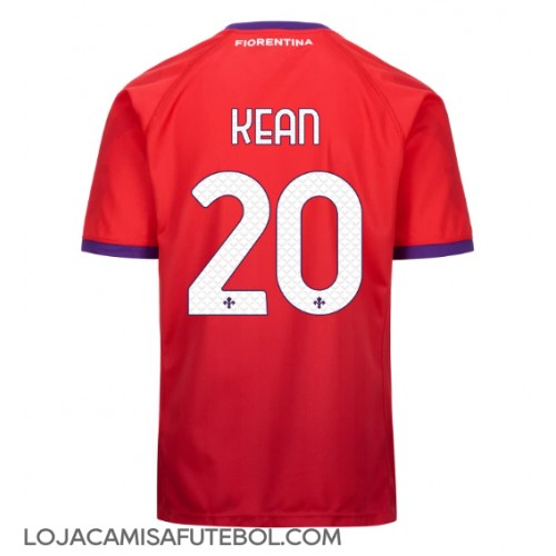 Camisa de Futebol Fiorentina Moise Kean #20 Equipamento Alternativo 2024-25 Manga Curta